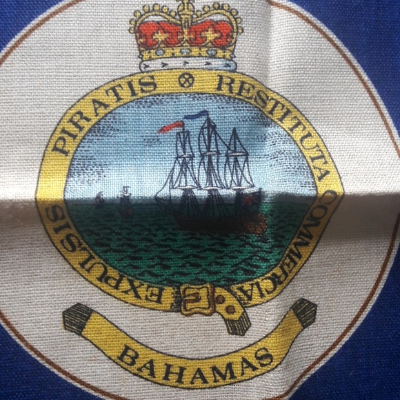 Unique Vintage "Bahamas" flag kitchen towel - Picture 8 of 8